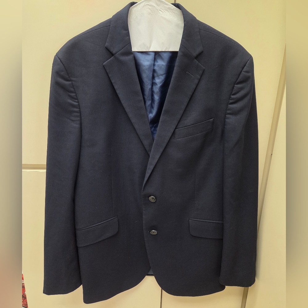 Classic Reaction By Kenneth Cole Navy Men's Blazer Sz 40 R